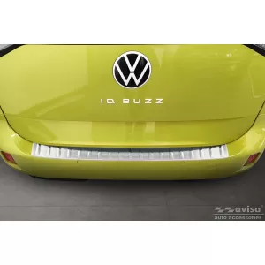 Paraurti posteriore Avisa protettore adatto per Volkswagen ID Buzz, Cargo dopo il 2022, cromo-image-6211782