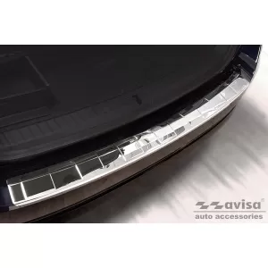 Protezione paraurti posteriore Avisa adatta per Skoda Octavia Combi dopo il 2019, Octavia RS dopo il 2020, cromo-image-6211823