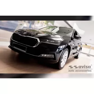 Protezione paraurti posteriore Avisa adatta per Skoda Octavia Combi dopo il 2019, Octavia RS dopo il 2020, cromo-image-6211827