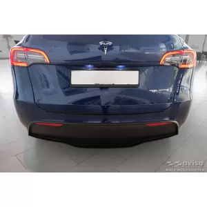 Avisa rear bumper protector suitable for Tesla Model Y after 2020, matte black