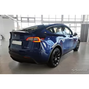 Avisa rear bumper protector suitable for Tesla Model Y after 2020, matte black