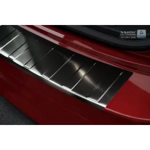 Paraurti posteriore Avisa protettore adatto per BMW X6 E71 2009-2014, verniciato di nero-image-6211872