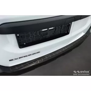 Paraurti posteriore Avisa protettore adatto per Renault Express Van 4 porte dopo il 2021, verniciato di nero-image-6211907
