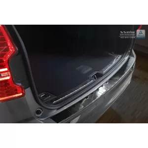 Avisa hátsó lökhárító védő Volvo XC60-hoz, R-Design 2017-2021, 2021 után, Plug-in Hybrid 2019-2021, 2021 után, fekete lakk-image-6211923