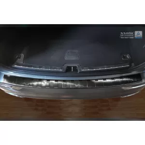 Avisa hátsó lökhárító védő Volvo XC60-hoz, R-Design 2017-2021, 2021 után, Plug-in Hybrid 2019-2021, 2021 után, fekete lakk-image-6211925