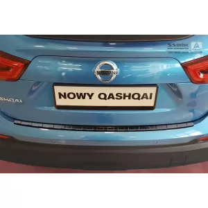 Avisa rear bumper protector suitable for Nissan Qashqai 2017-2021, black lacquer