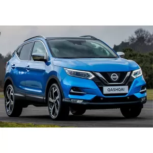 Avisa rear bumper protector suitable for Nissan Qashqai 2017-2021, black lacquer