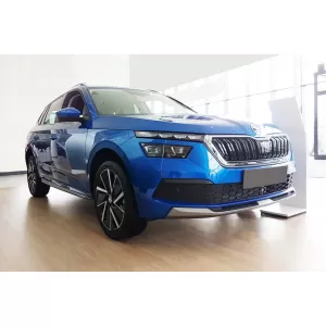 Paraurti posteriore Avisa protettore adatto per Skoda Kamiq dopo il 2019, verniciato di nero-image-6211958