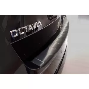 Protezione paraurti posteriore Avisa adatta per Skoda Octavia Combi dopo il 2019, Octavia RS dopo il 2020, finitura nera lucida-image-6211962