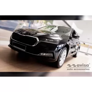 Protezione paraurti posteriore Avisa adatta per Skoda Octavia Combi dopo il 2019, Octavia RS dopo il 2020, finitura nera lucida-image-6211964