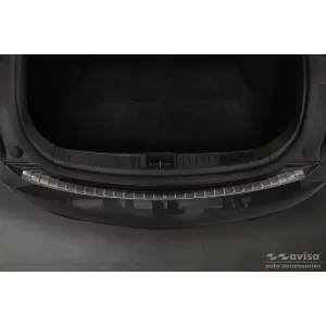 Paraurti posteriore Avisa protettore adatto per Tesla Model S Liftback 2012-2016, dopo il 2016, laccato nero-image-6211968