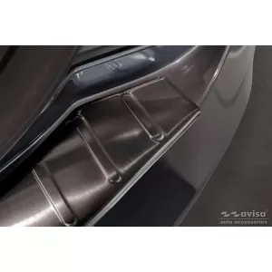 Paraurti posteriore Avisa protettore adatto per Tesla Model S Liftback 2012-2016, dopo il 2016, laccato nero-image-6211970