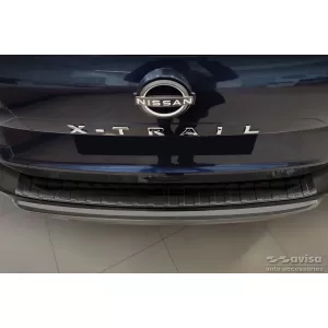 Paraurti posteriore Avisa protettore adatto per Nissan X-Trail T33 dopo il 2021, laccato nero-image-6211979
