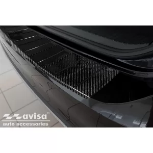 Protezione paraurti posteriore Avisa adatta per Volkswagen Passat B8 station wagon, R-line, Alltrack 2014-2019, dopo il 2019, carbonio-image-6211999