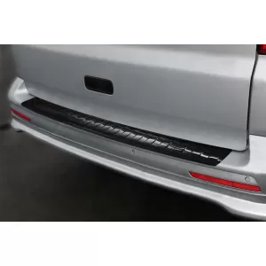 Protezione paraurti posteriore Avisa adatta per Volkswagen Transporter T5 Multivan, Caravelle 2003-2015 con due porte posteriori e bagagliaio ad apertura verticale, Transporter T6 2015-2019, dopo il 2-image-6212011