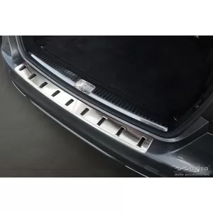 Protezione Avisa rinforzata adatta per paraurti posteriore di Mercedes C-Class W205 station wagon 2014-2021, cromo-image-6212018