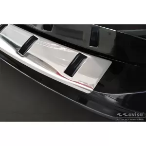 Protezione Avisa rinforzata adatta per paraurti posteriore di Volkswagen Tiguan, R-line, Allspace 2015-2020, dopo il 2020, eHybrid dopo il 2020, cromo-image-6212032
