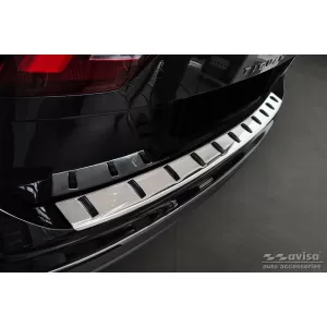 Protezione Avisa rinforzata adatta per paraurti posteriore di Volkswagen Tiguan, R-line, Allspace 2015-2020, dopo il 2020, eHybrid dopo il 2020, cromo-image-6212033