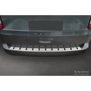 Protezione Avisa rinforzata adatta per paraurti posteriore di Volkswagen Caddy dopo il 2020, cromo-image-6212044