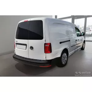 Protezione Avisa rinforzata adatta per paraurti posteriore di Volkswagen Caddy 2003-2020, Caddy Maxi 2003-2015, dopo il 2015, nera-image-6212057