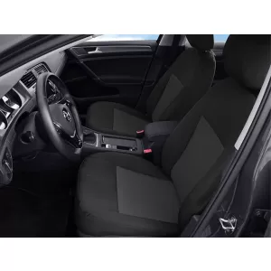 Rivestimento Kegel adatto per i sedili anteriori e posteriori della Volkswagen Golf VII 2012-2019, nero con motivo-image-6212222