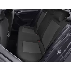 Rivestimento Kegel adatto per i sedili anteriori e posteriori della Volkswagen Golf VII 2012-2019, nero con motivo-image-6212223