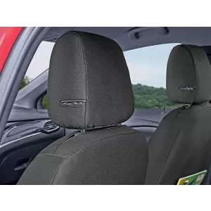 Rivestimento Kegel adatto per i sedili anteriori e posteriori della Skoda Yeti 2013-2017, nero con motivo-image-6212253