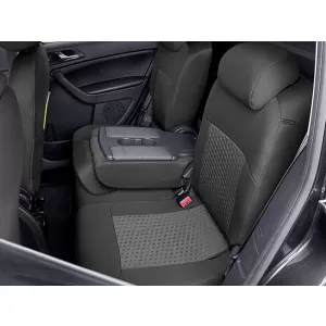 Rivestimento Kegel adatto per i sedili anteriori e posteriori della Skoda Yeti 2013-2017, nero con motivo-image-6212254
