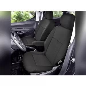 image-64-Kegel Tailor Made üléshuzat 2 különálló ülésre, Peugeot Rifter, Partner, Citroen Berlingo, Opel Combo E, Toyota Proace City Van 2019-től, fekete mintás