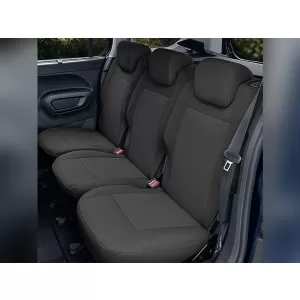 Serie di rivestimenti Kegel Tailor Made adatta per i sedili anteriori e posteriori di Peugeot Rifter, Partner, Citroen Berlingo, Opel Combo E, Toyota Proace City dopo il 2019, nera-image-6212300