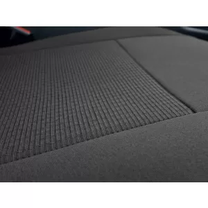 Serie di rivestimenti Kegel Tailor Made adatta per i sedili anteriori e posteriori di Peugeot Rifter, Partner, Citroen Berlingo, Opel Combo E, Toyota Proace City dopo il 2019, nera-image-6212303