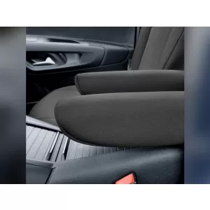 Serie di rivestimenti Kegel Tailor Made adatta per i sedili anteriori e posteriori di Peugeot Rifter, Partner, Citroen Berlingo, Opel Combo E, Toyota Proace City dopo il 2019, nera-image-6212304