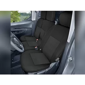 image-67-Kegel Tailor Made üléshuzat szimpla + dupla üléshez, Peugeot Partner, Citroen Berlingo, Opel Combo E, Toyota Proace City Van 2019-től, fekete mintás