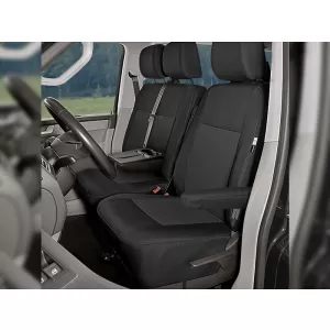 image-71-Kegel üléshuzat VW T6 első ülésekre 2015-től, szimpla + dupla ülés, lehajtható asztal opcióval, grafit színben