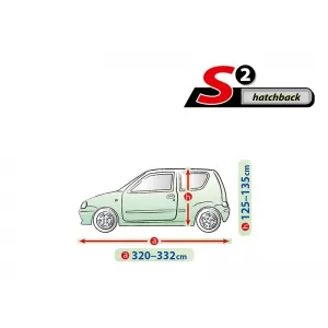 Kegel Mobile series cover size S2 gray suitable for hatchback
