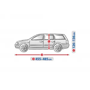 Car cover Kegel Optimal Garage series size XL grey suitable for hatchback, estate