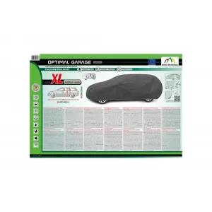 Car cover Kegel Optimal Garage series size XL grey suitable for hatchback, estate