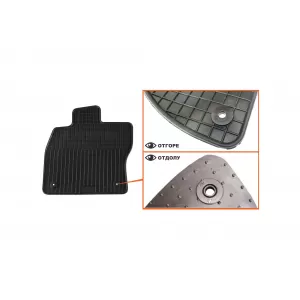 Mochete din cauciuc specifice, potrivite pentru Audi A3 2012-2020, A3 Cabriolet după 2014, set de 4 piese, culoare neagră-image-6212907