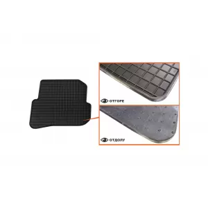 Mochete din cauciuc specifice, potrivite pentru Audi A1 2010-2018, set de 4 piese, culoare neagră-image-6212925