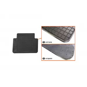 Mochete din cauciuc specifice, potrivite pentru Audi Q7 2006-2015, set de 4 piese, culoare neagră-image-6212941