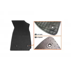 Mochete din cauciuc specifice, potrivite pentru Audi A4 sedan 1994-2000, A4 wagon 1996-2001, set de 4 piese, culoare neagră-image-6212998