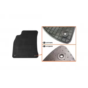 Mochete din cauciuc specifice, potrivite pentru Audi A4 B8 2007-2015, A5 Sportback 2009-2016, set de 4 piese, culoare neagră-image-6213017
