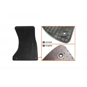 Mochete din cauciuc specifice, potrivite pentru Audi A4 B8 2007-2015, A5 Sportback 2009-2016, set de 4 piese, culoare neagră-image-6213018