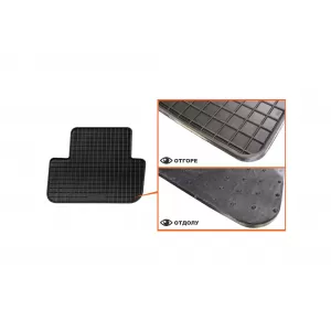 Mochete din cauciuc specifice, potrivite pentru Audi A4 B8 2007-2015, A5 Sportback 2009-2016, set de 4 piese, culoare neagră-image-6213019