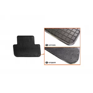 Mochete din cauciuc specifice, potrivite pentru Audi A4 B8 2007-2015, A5 Sportback 2009-2016, set de 4 piese, culoare neagră-image-6213020