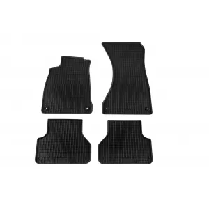 image-62-Specific rubber mats suitable for Audi A4 after 2015, 4-piece set, black color