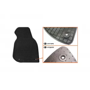 Mochete din cauciuc specifice, potrivite pentru Audi A6 1997-2004, set de 4 piese, culoare neagră-image-6213034