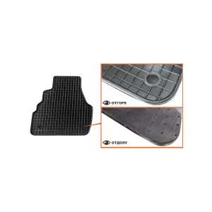 Mochete din cauciuc specifice, potrivite pentru Audi A6 1997-2004, set de 4 piese, culoare neagră-image-6213035