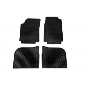 image-67-Specific rubber mats suitable for Audi 100 1990-1994, A6 sedan, wagon 1994-1997, 4-piece set, black color