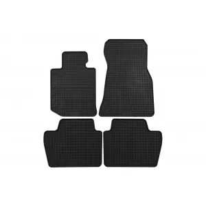 image-75-Specific rubber mats suitable for BMW 4 Series G22 after 2020, 4-piece set, black color